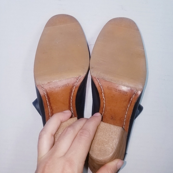 🌸 Rachel comey | Black Leather Mules, Black Natural 8‎ - Picture 7 of 9